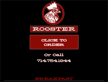 Tablet Screenshot of eatatrooster.com